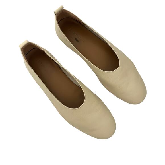 Everlane The Italian Leather Day Glove flats7.5 cream minimalist Quiet luxury - Picture 2 of 10